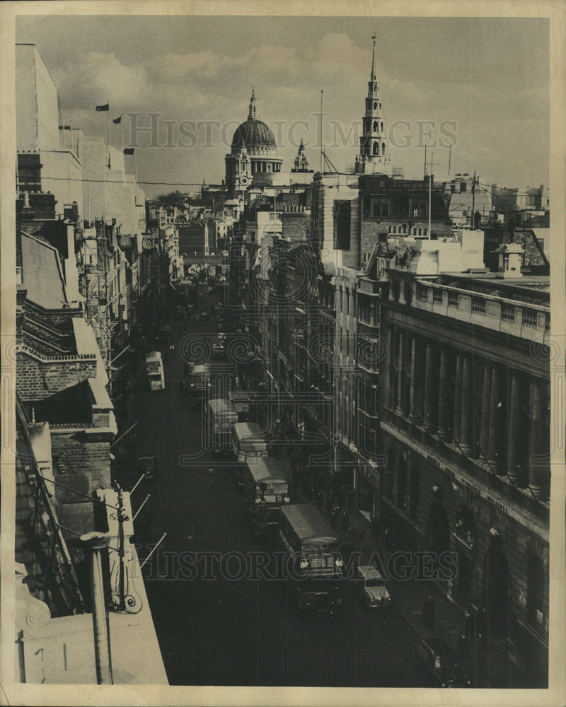 1970 Press Photo Great Britain Cities London Fleet St - Historic Images