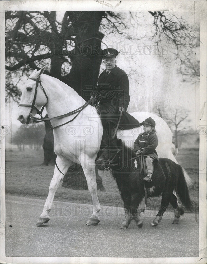 1958 Richmond England Shaggy Shetland Pony - Historic Images