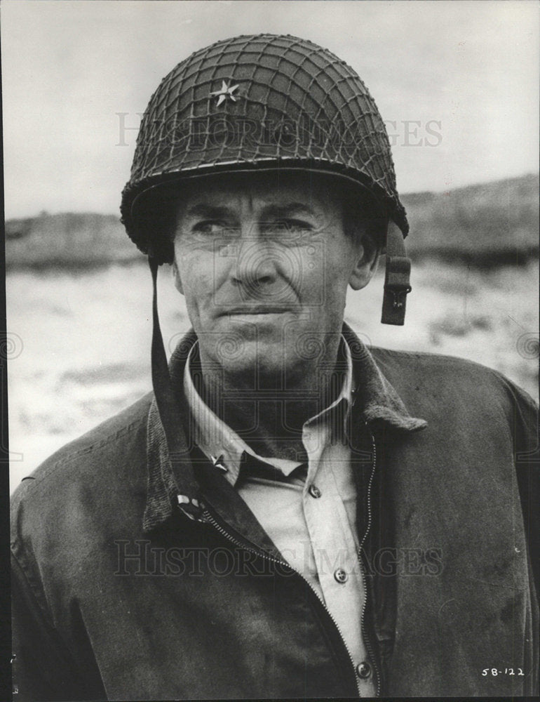 Press Photo Henry Fonda star Longest Day play Darryl  - Historic Images