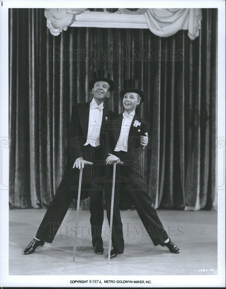 1974 Press Photo Fred Astaire American Singer Dancer  - Historic Images