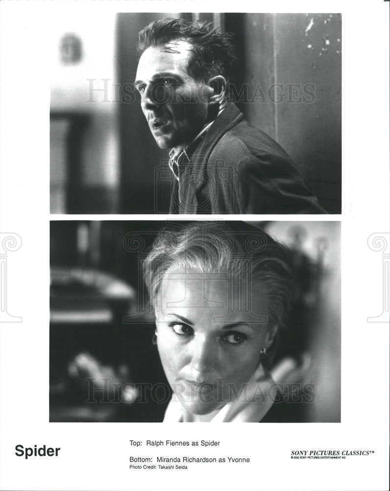 Press Photo Ralph Fiennes Spider Miranda Richardson  - Historic Images