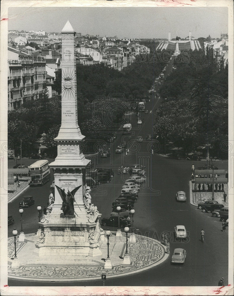 Press Photo  Avenida da Liberdade Pan American Airways - Historic Images