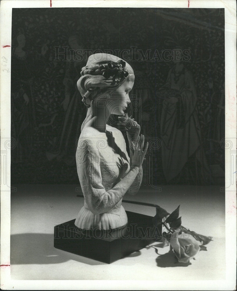 1968 Press Photo Cybis Porcelain Trenton Polish Museum  - Historic Images