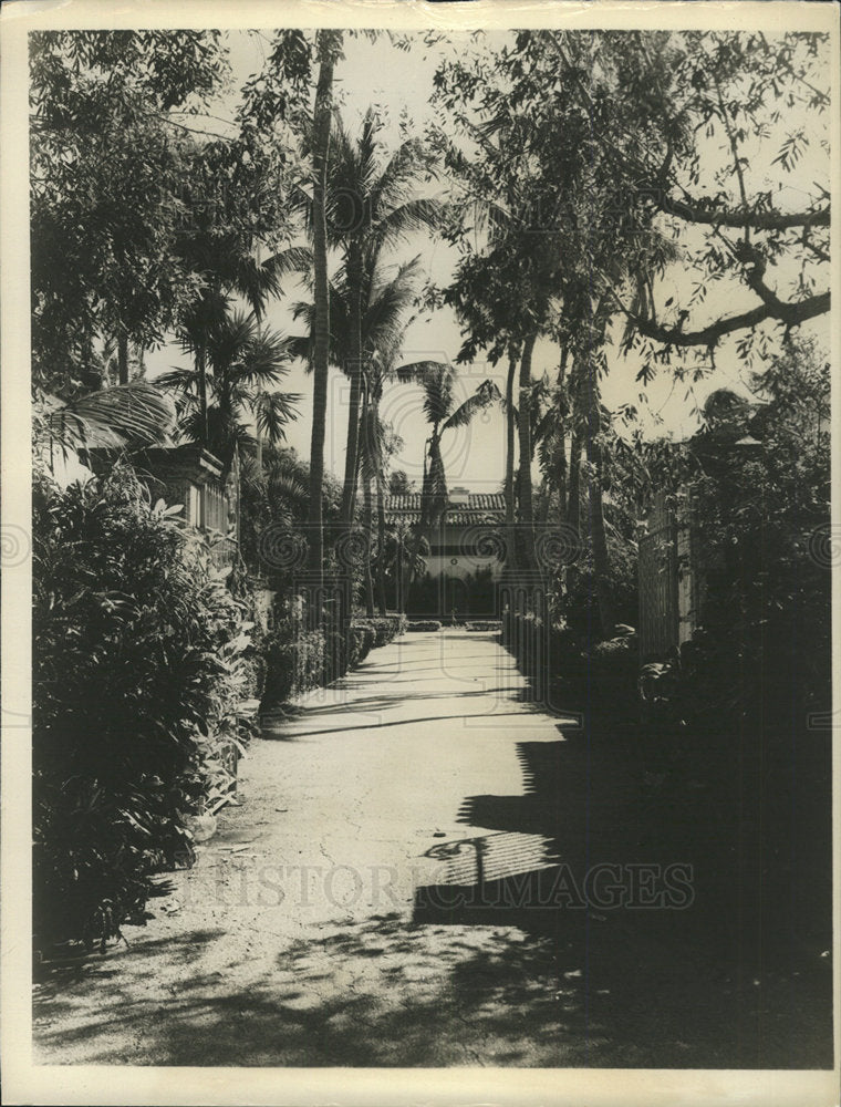 Press Photo Vizcaya Miami Italy Biscayne Bay Garden Pic - Historic Images