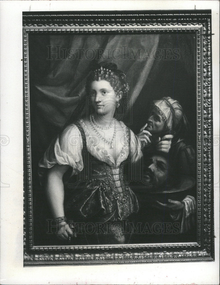 1981 Press Photo Fede Galizia Painting Tampa Museum - Historic Images