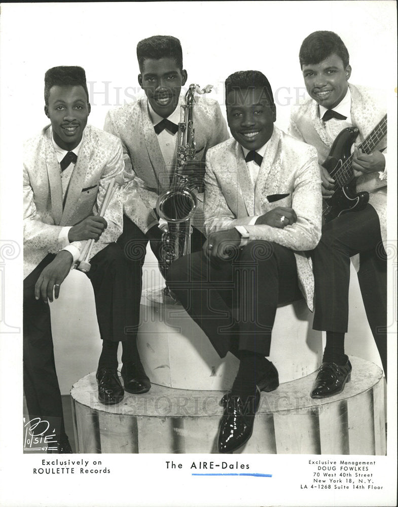 Press Photo Musical Group Aires Dales Members - Historic Images