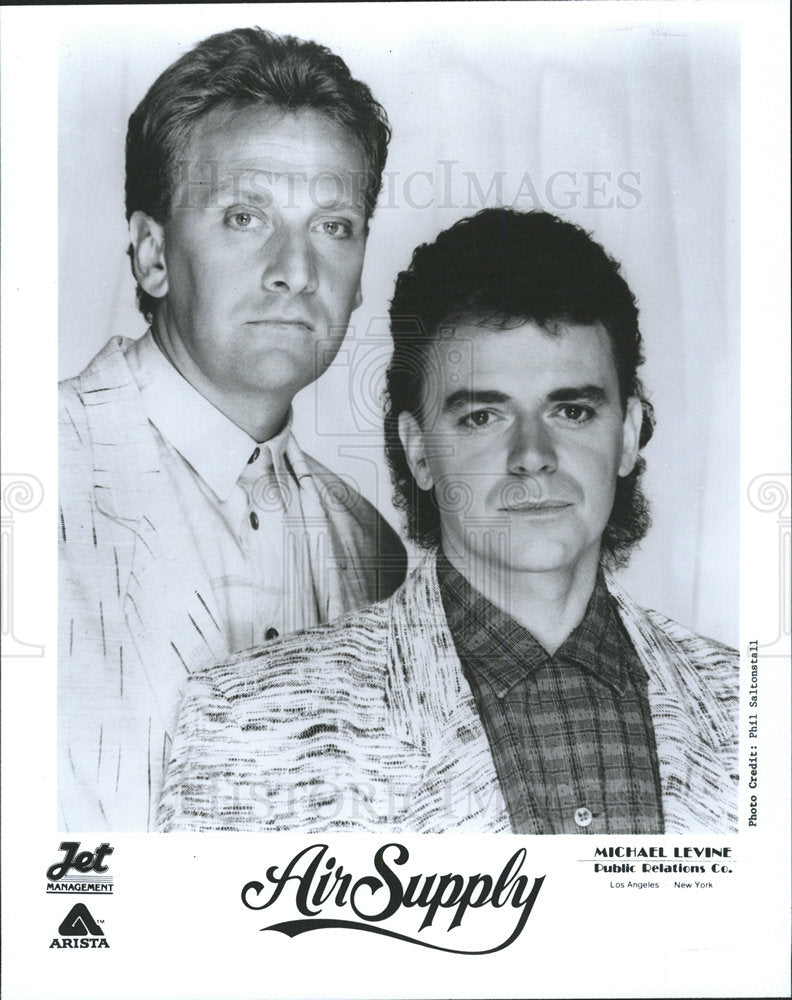 1990 Press Photo Air Supply Australia Graham Russell  - Historic Images