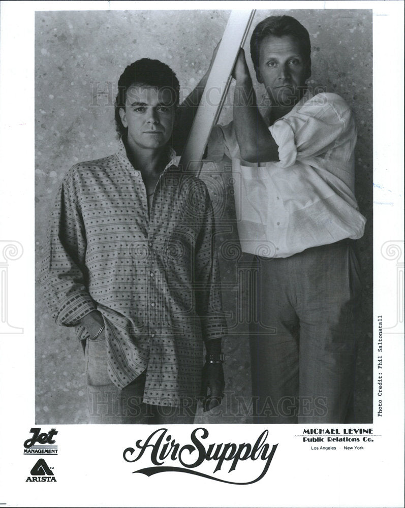 1987 Press Photo Air Supply An Australian soft rock duo - Historic Images