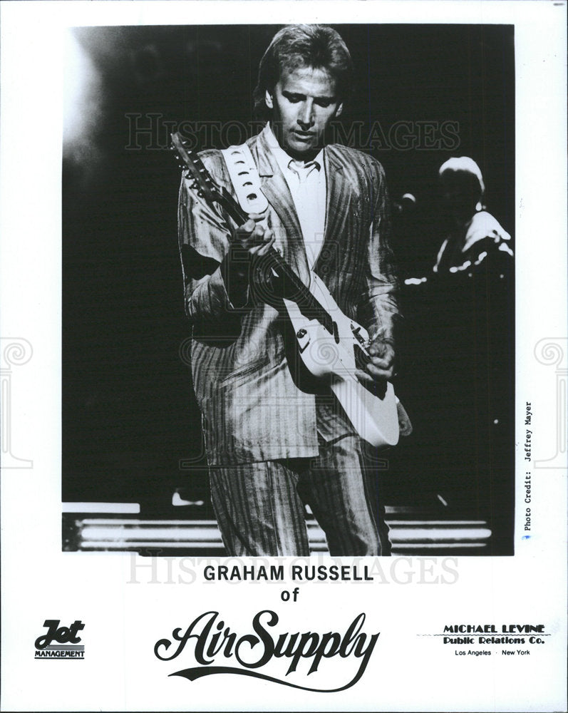 1986 Press Photo Air Supply Russell Hitchcock Graham - Historic Images