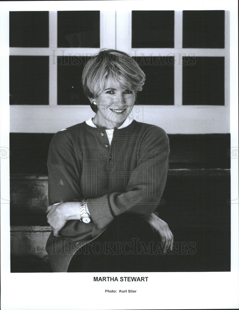 Press Photo Martha Stewart American Business Magnate TV - Historic Images