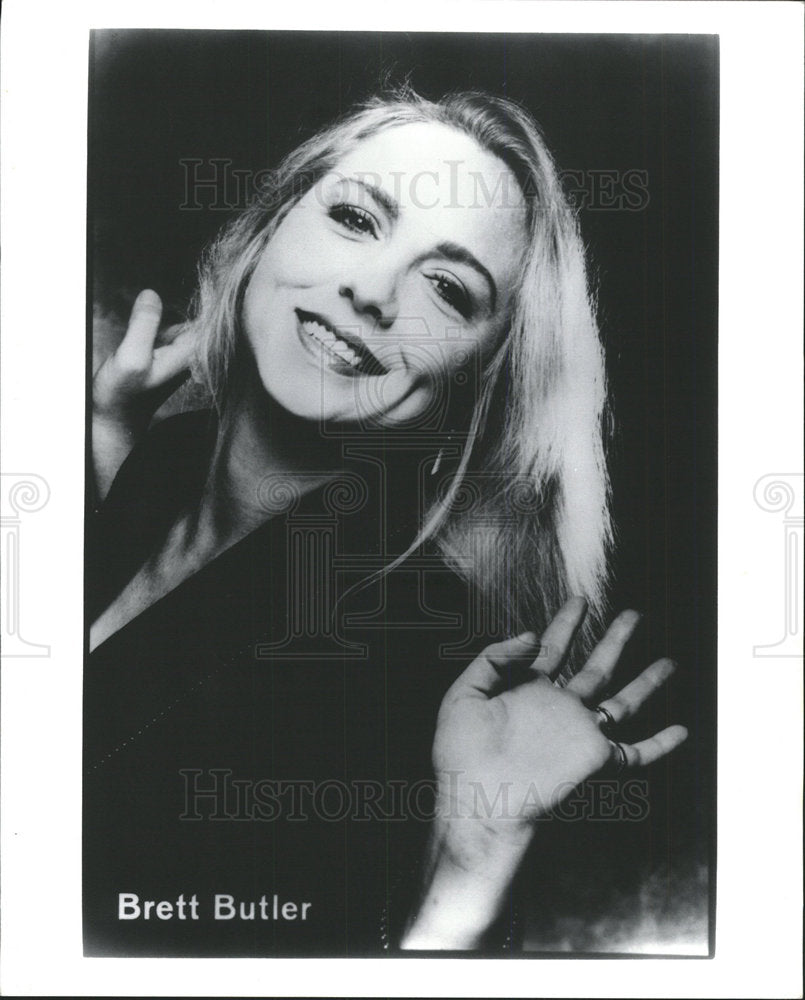 Press Photo Brett Butler American actress Comedian Fire - Historic Images