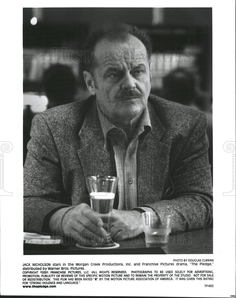 Press Photo Jack Nicholson stars Pledge Morgan Creek  - Historic Images