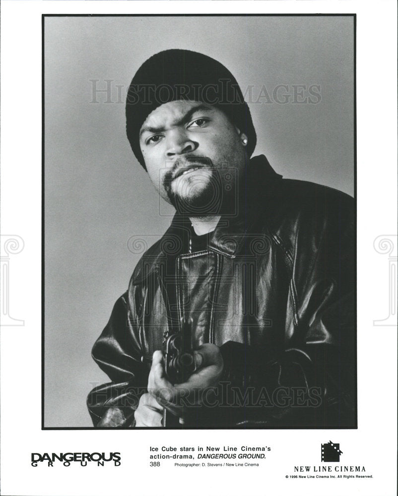 1996 Press Photo Ice Cube American Actor Rapper - Historic Images