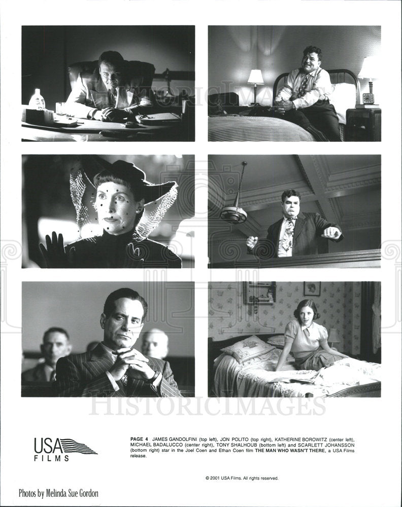 2001 Press Photo The Man Who Wasn't There - Historic Images