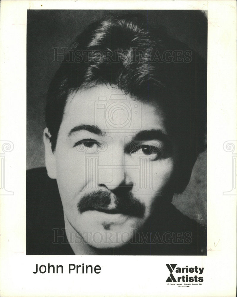1986 Press Photo John Prine country folk singer Tampa - Historic Images