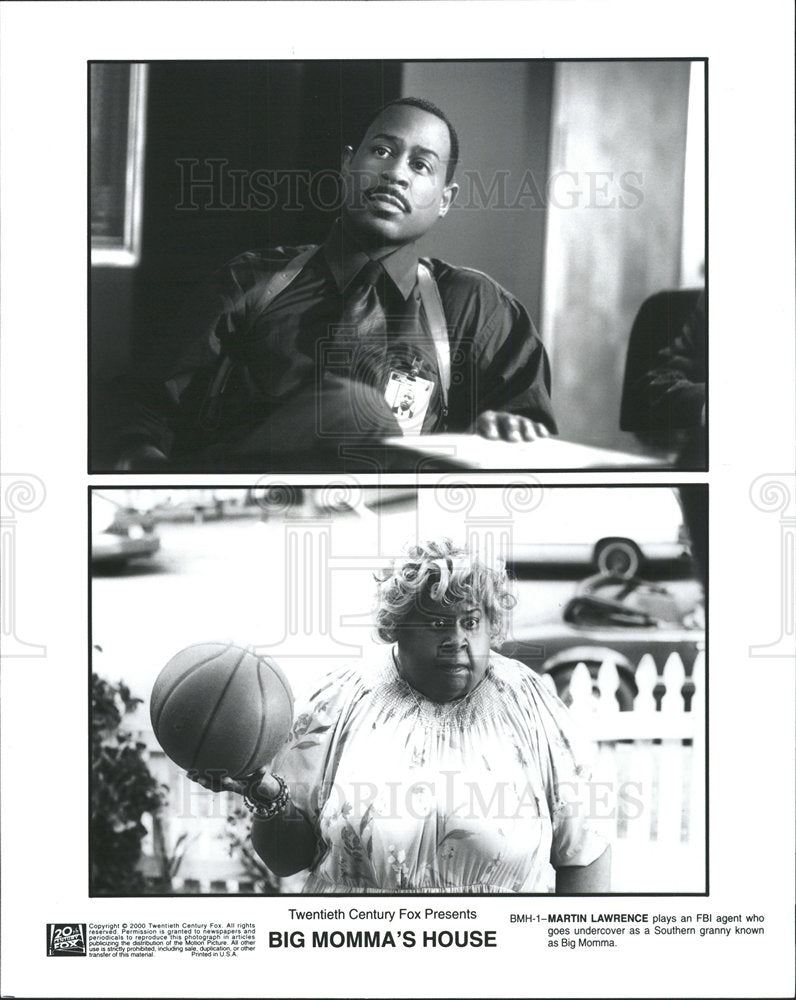 Press Photo Big Momma Martin Lawrence FBI Agent South - Historic Images