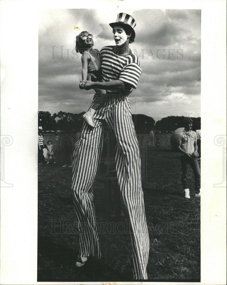1986 Press Photo Alison Martin Negroni Ken Schultz ILL  - Historic Images
