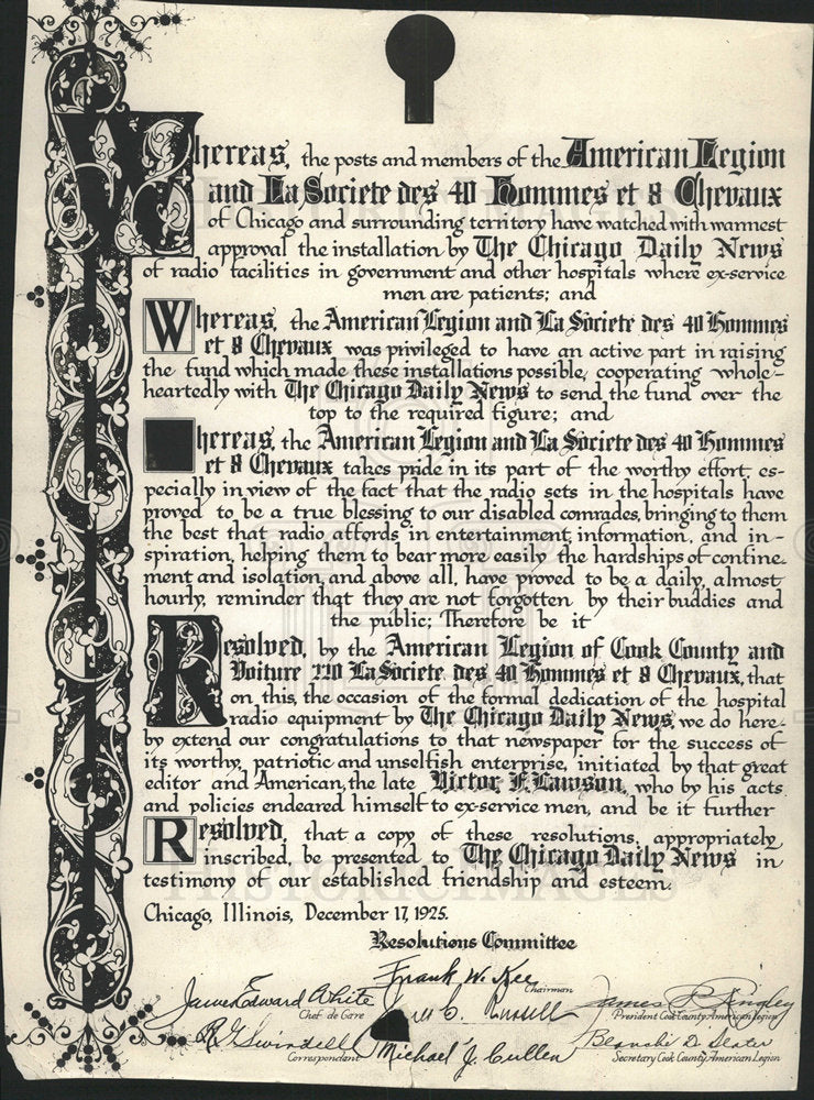 1975 Press Photo America region Chicago La Soriete News - Historic Images