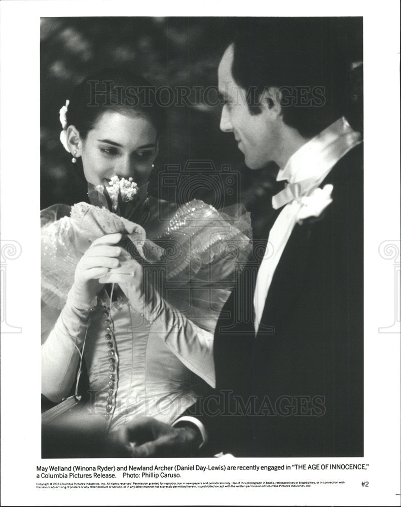 1993 Press Photo The Age of Innocence Motion Picture - Historic Images