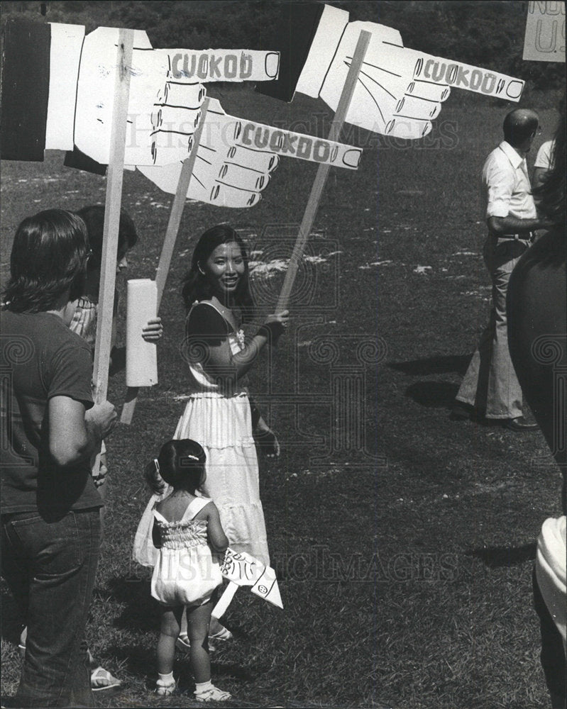 1979 Press Photo Thuy Carroll Florida physics Mai Wife - Historic Images