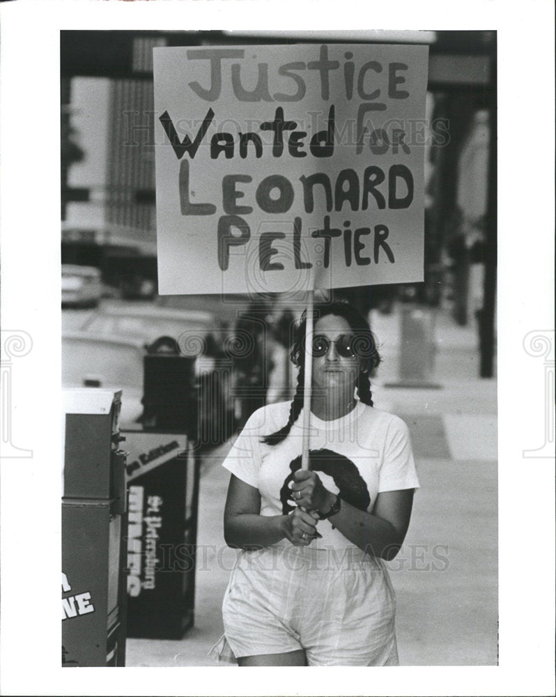 1990 Press Photo Pat Katfubua Clearwater Indian Issue - Historic Images
