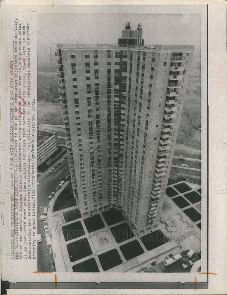 1971 Press Photo Co-op City Housing Development NY - Historic Images