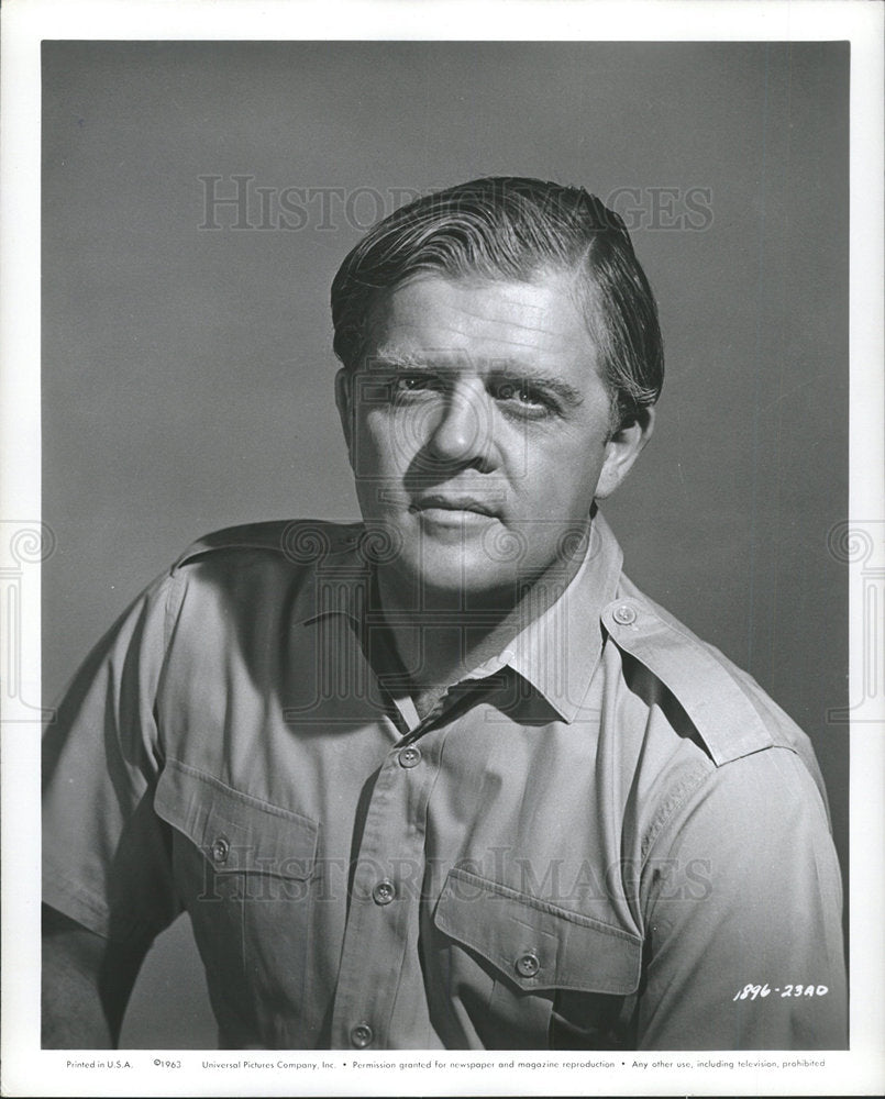 1963 Press Photo Ugly American Film Actor Hingle - Historic Images