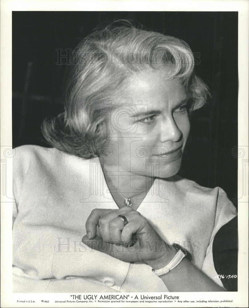 1963 Press Photo Ugly American Film Actress Brando - Historic Images