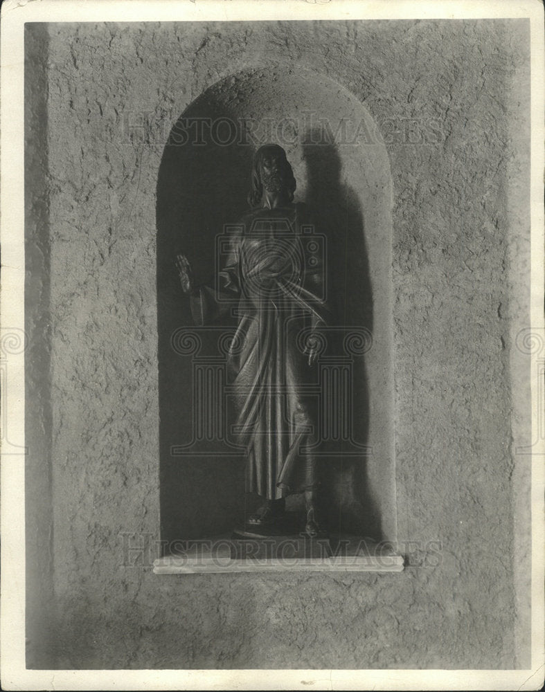 Press Photo Jesus Christ Statue St. Thomas Diam Dagurel - Historic Images