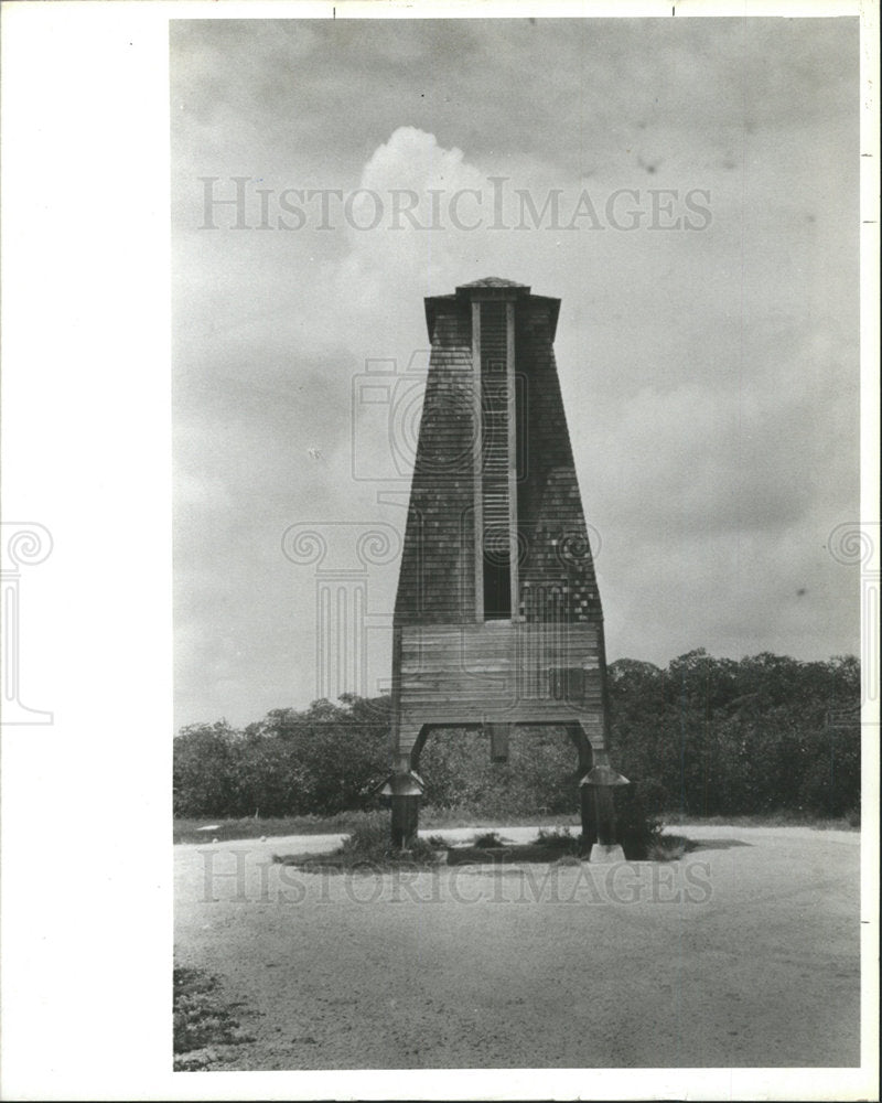 1985 Press Photo bat tower Florida - Historic Images