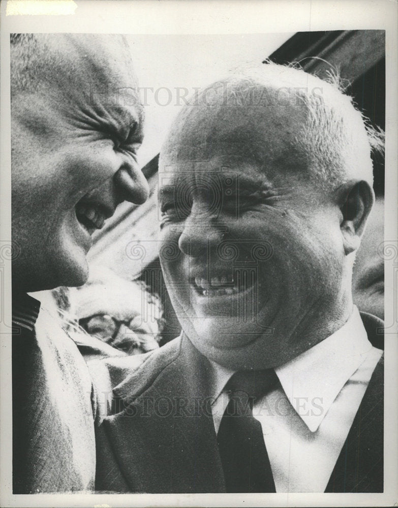 1958 Russia Premier Nikita Khrushchev Laugh-Historic Images