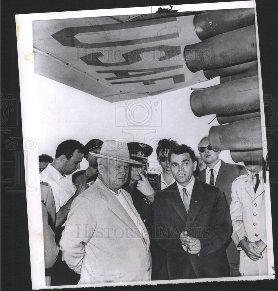 1959 Press Photo Russian Premier Nikita Khrushchev - Historic Images