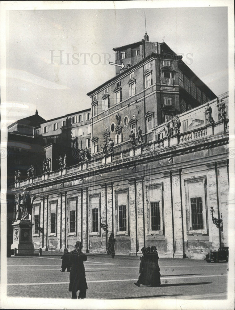 1937 Press Photo Oran Catholic Church Vote For New Pope - Historic Images