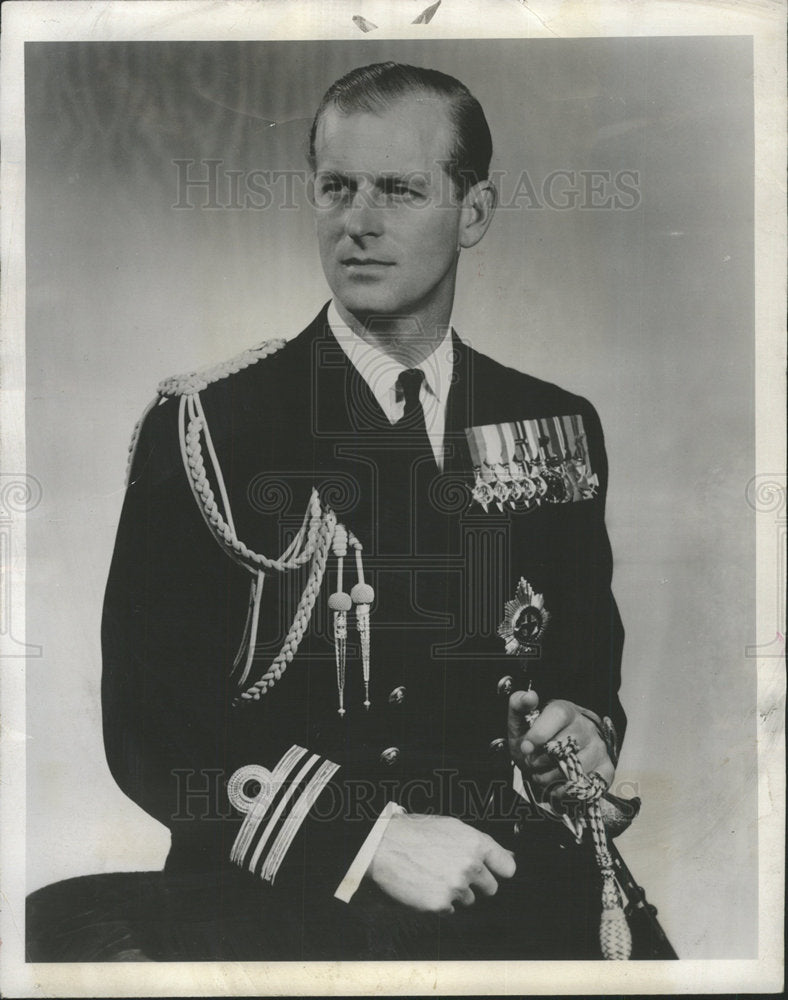 1952 Duke Edinburgh Portrait Uniform - Historic Images