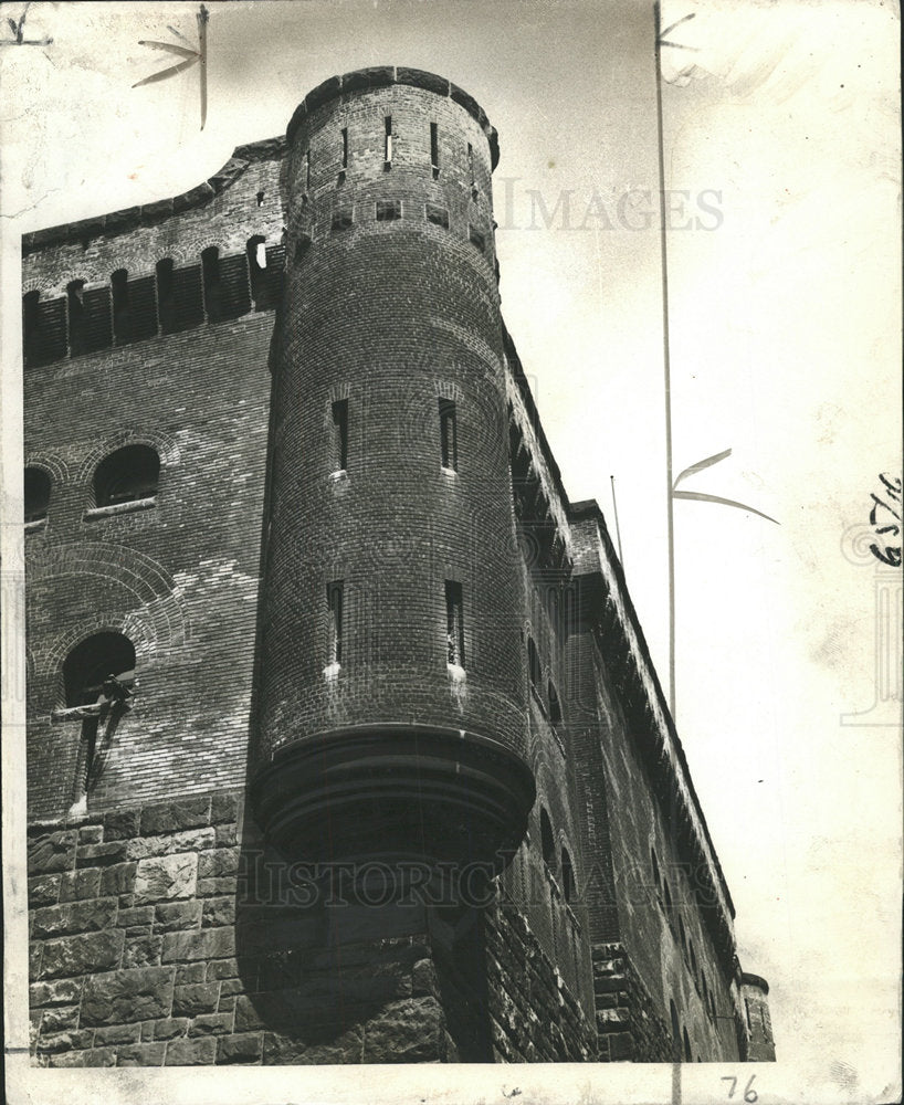 1941 Press Photo Turret Armory Building Michigan Ave  - Historic Images