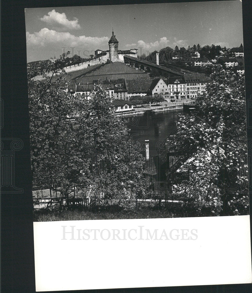 1965 Press Photo Castle Munot Schaffhausen Switzerland - Historic Images
