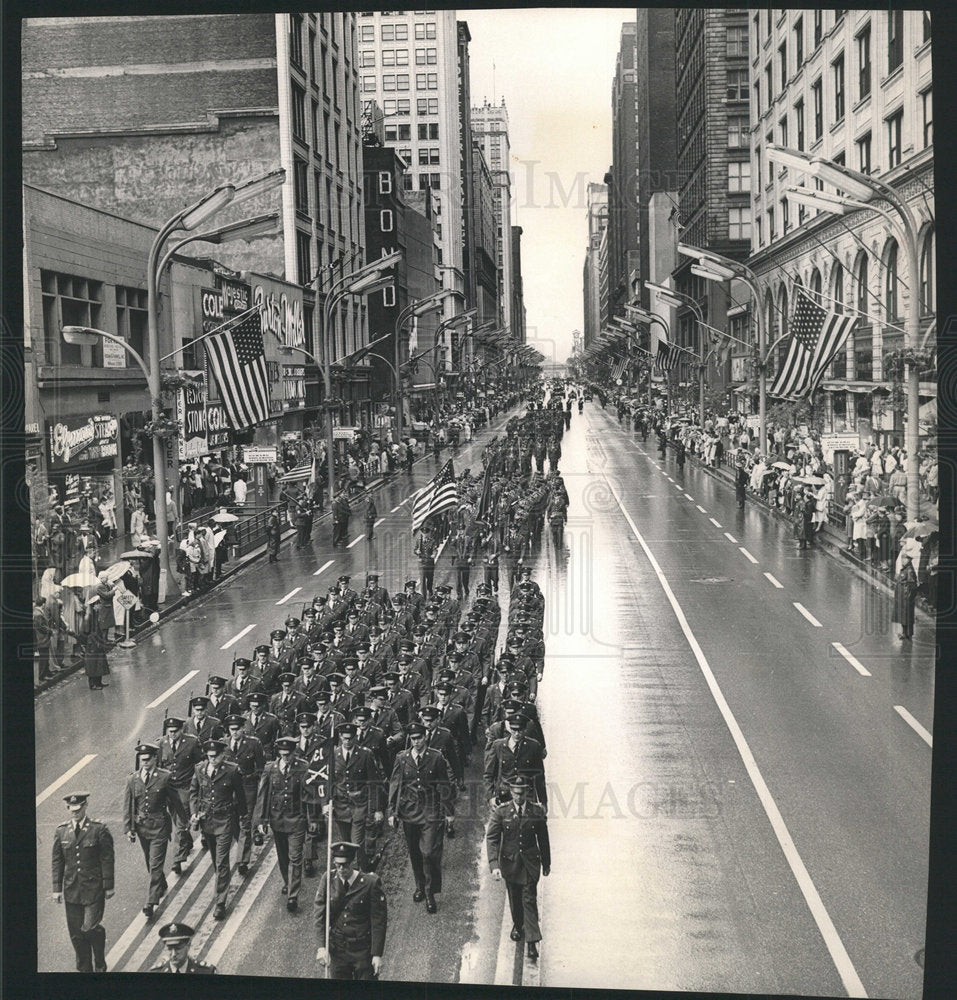 1960 Press Photo Illinois National Guard Parade - Historic Images