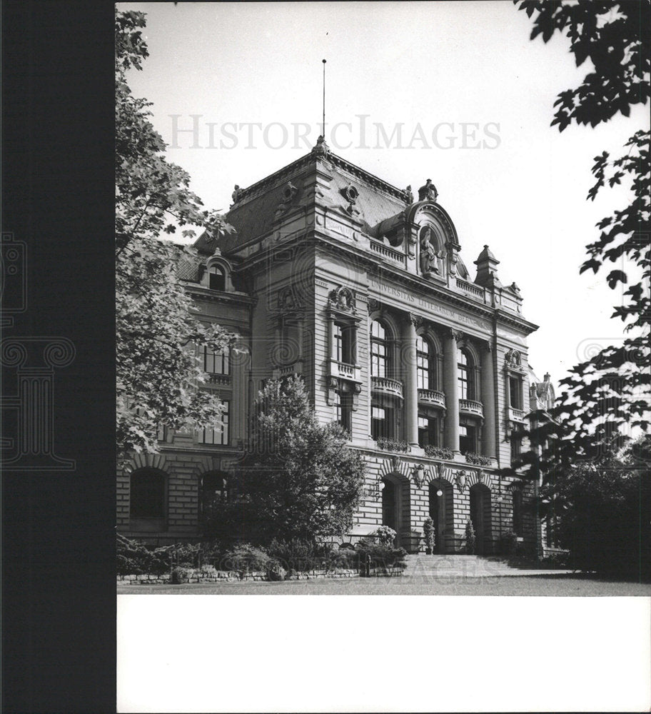 1965 Press Photo University Of Bern In Switzerland - Historic Images