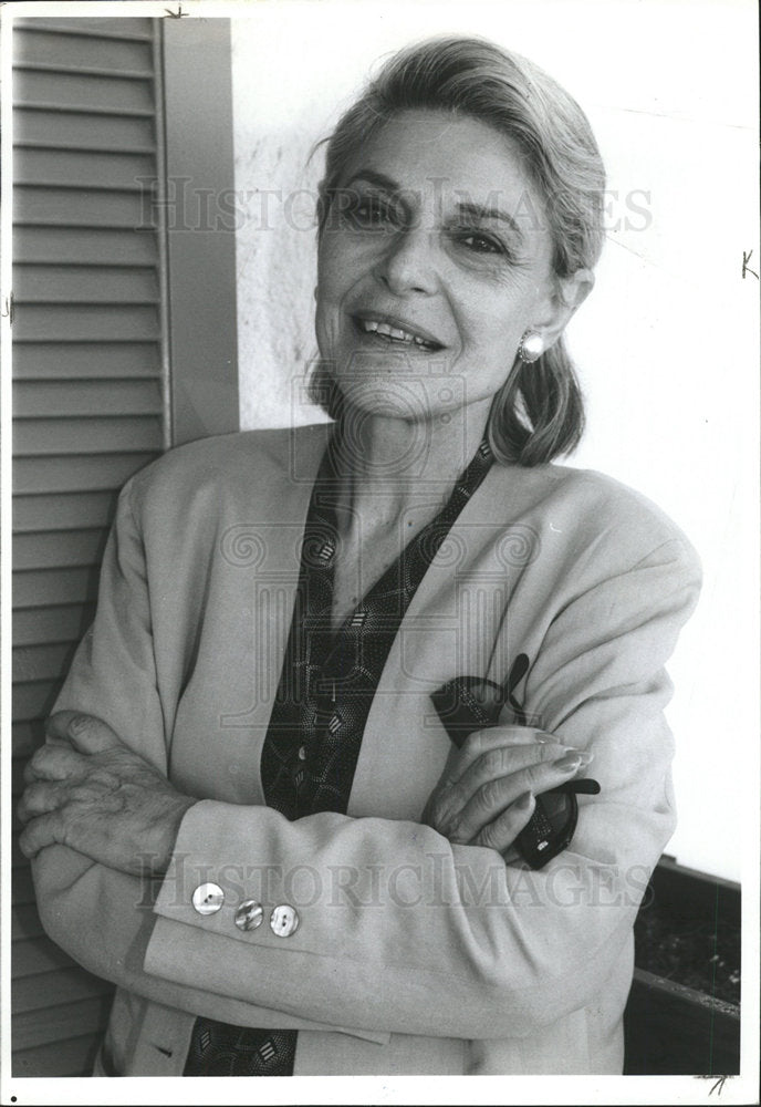 1992 Press Photo Mrs Cage Film Actress Bancroft Profile - Historic Images