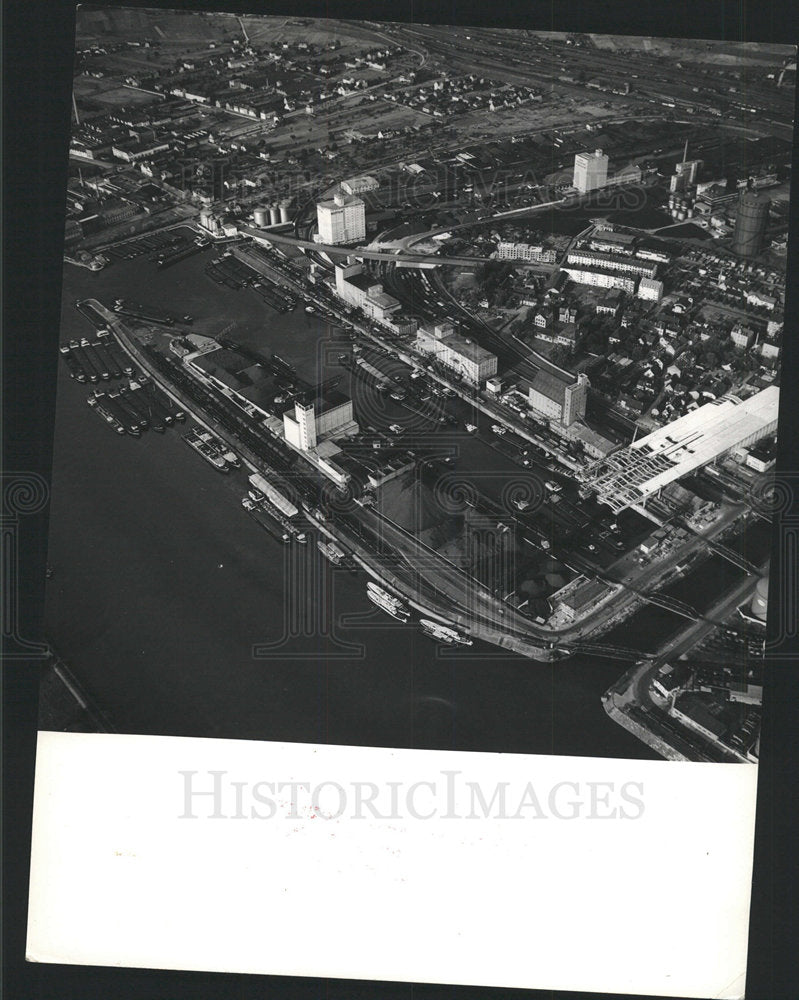 1965 Press Photo Rhine Port Basel Switzerland - Historic Images