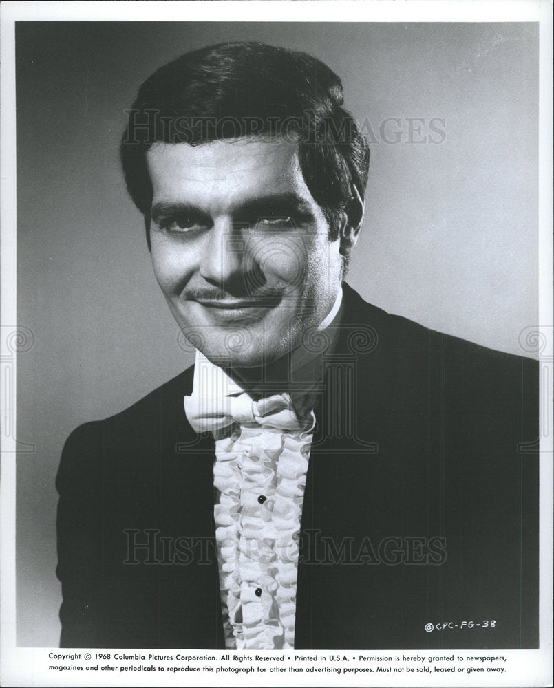 1968 Press Photo Egyptian Actor Omar Sharif - Historic Images