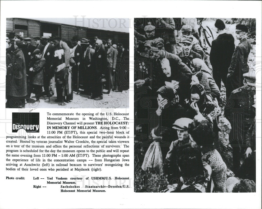 Press Photo Holocaust Memory Millions Special Scenes - Historic Images