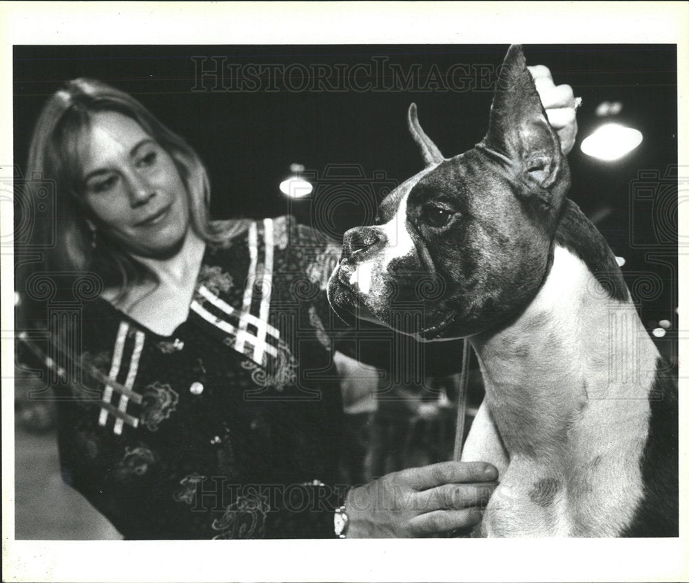 1995 Press Photo Dog Show at Bayside Expo Center - Historic Images