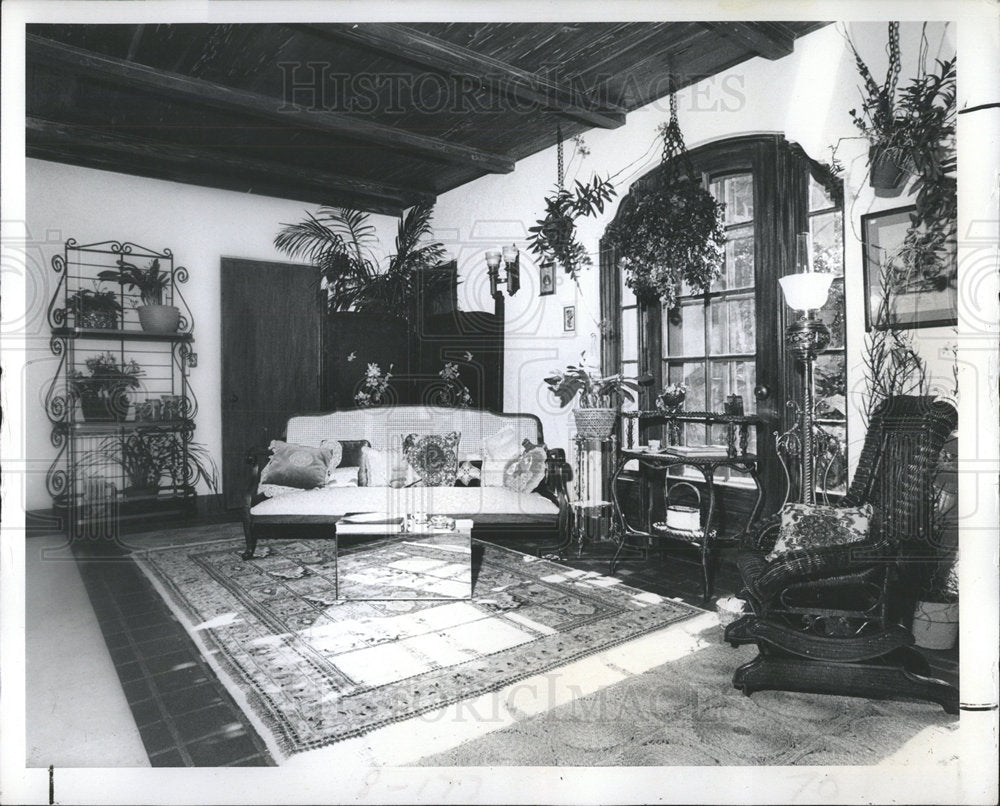1979 Press Photo Designer Show House Interior Galleria - Historic Images