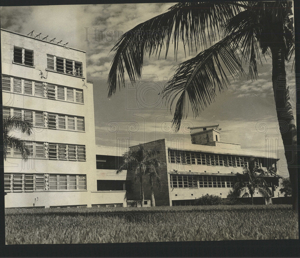 1957 Veterans Hospital Nearly Complete - Historic Images