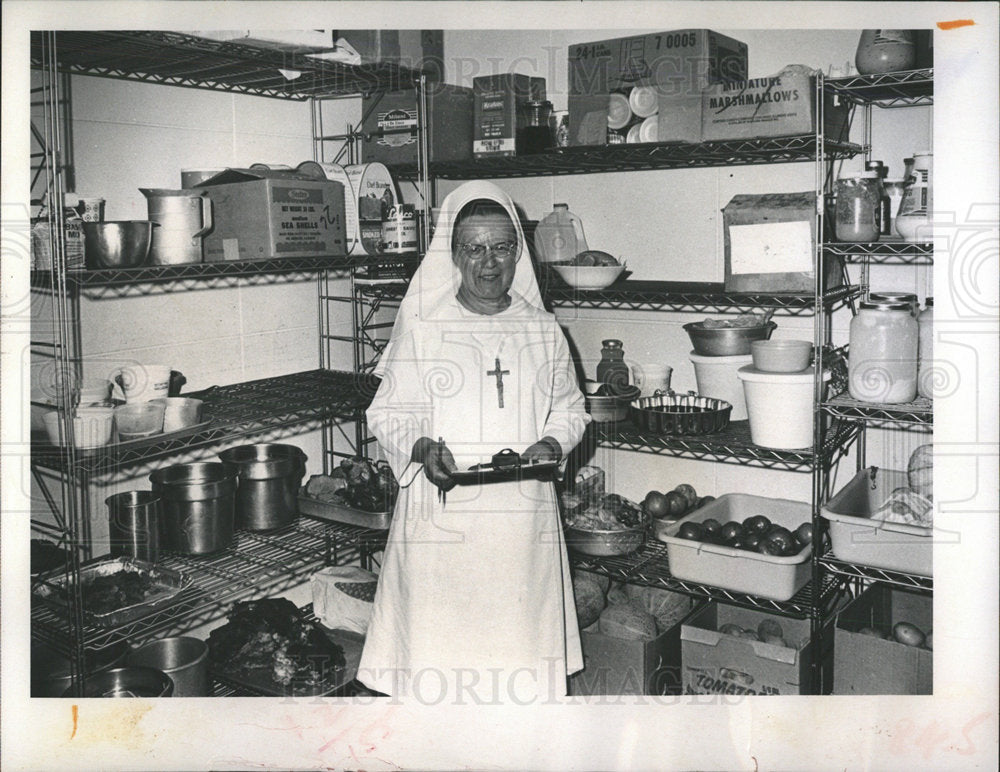 1970 Press Photo Sister Mary Laetitia St. Joseph - Historic Images