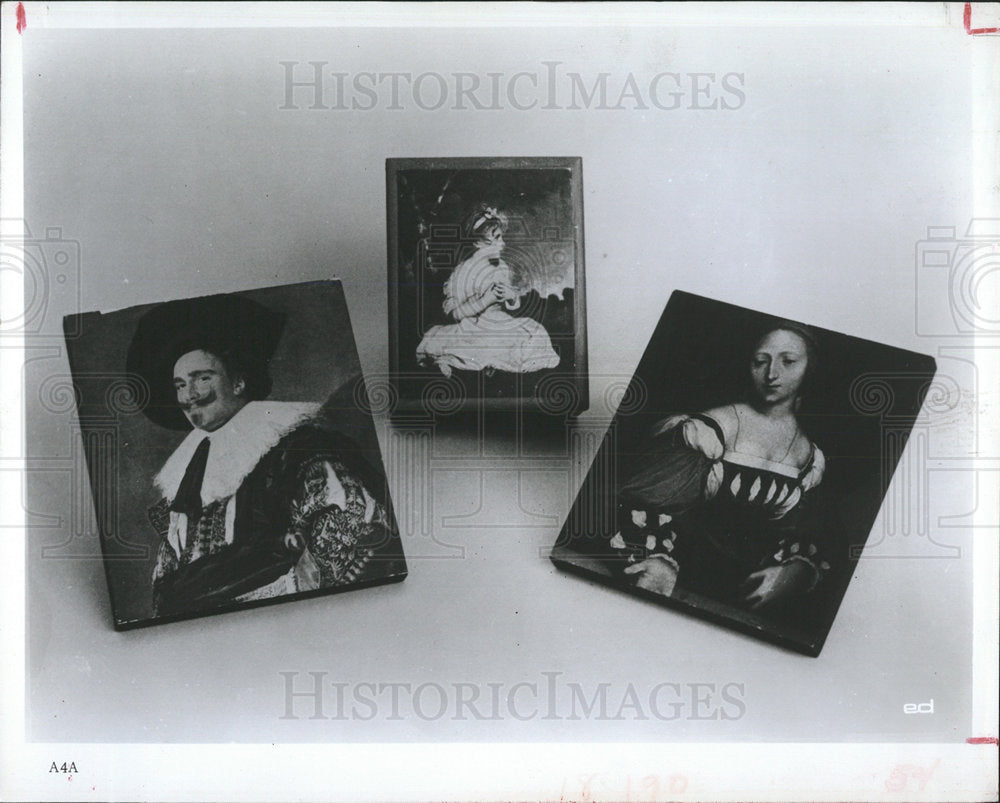 1968 Press Photo Museum masterpieces decoupage - Historic Images