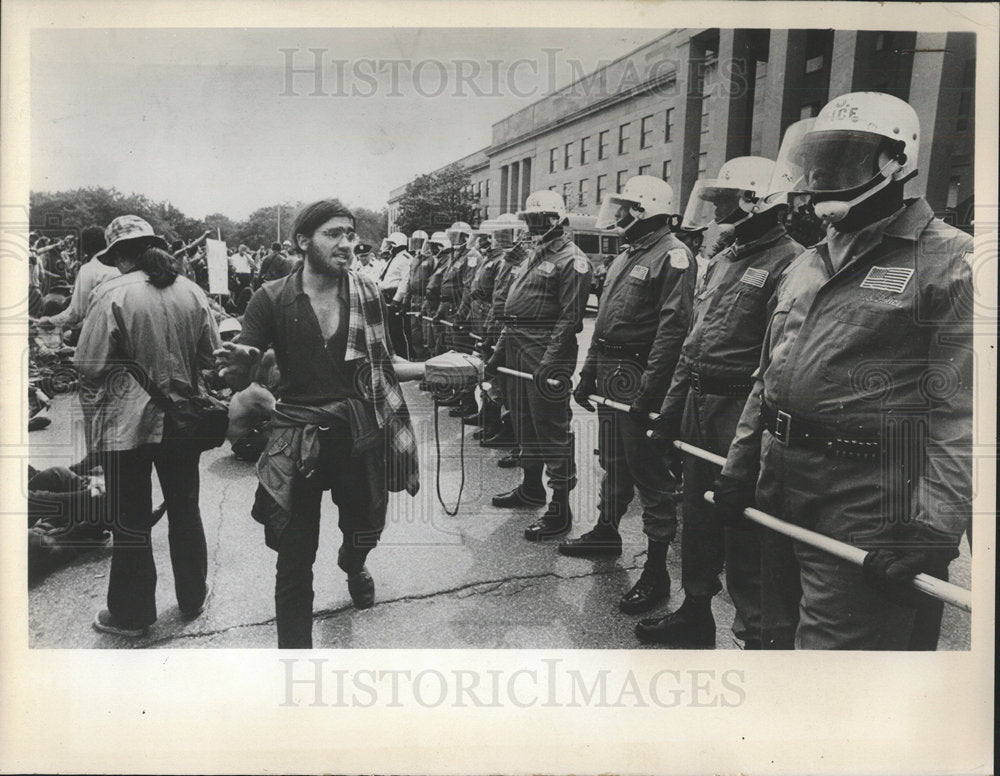 1972 Press Photo Washington D.C. Protest - Historic Images