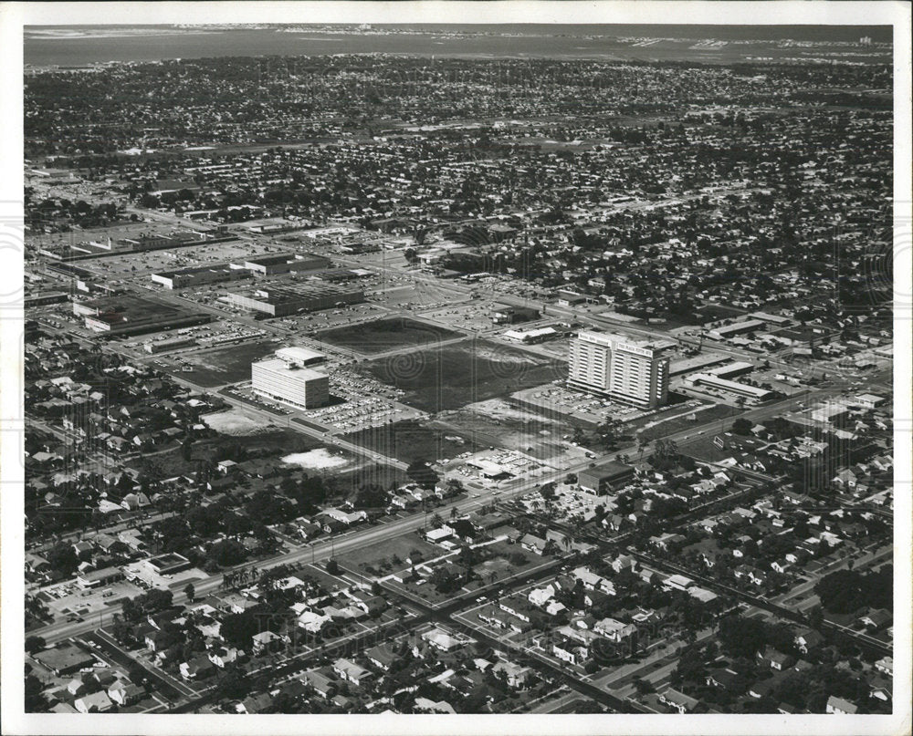 1965 Press Photo Aerial Of St Petersburg Florida - Historic Images