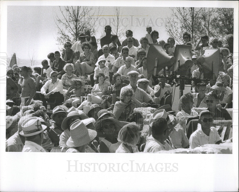 1963 Press Photo Fort De Soto Park Dedication - Historic Images